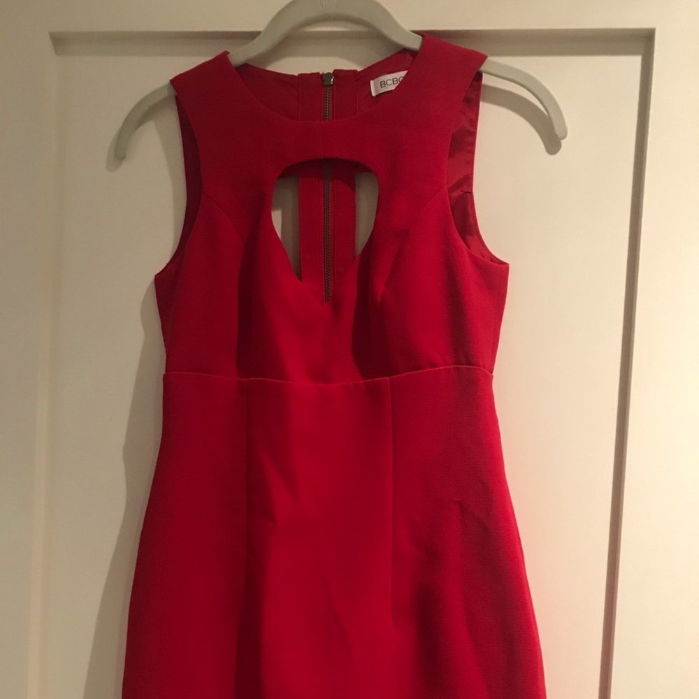 BCBG red dress